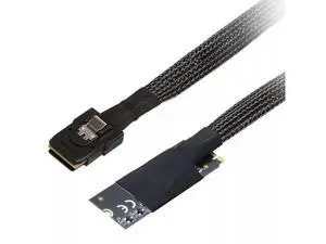 Vszerda M.2(M-Key NVMe 2260 Size) to Mini SAS SFF-8087 Server High Speed Cable 100CM Vszerda M.2(M-Key NVMe 2260 Size) to Mini SAS SFF-8087 Server High Speed Cable 100CM