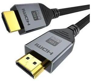 Vszerda 16K 8K HDMI Cable 96Gbps 10 FT, Ultra High Speed HDMI 2.2 Cable 16K@60Hz 8K@120Hz 4K@480Hz HDCP 2.2&2.3, Dynamic HDR, eARC,DTS:X, Compatible with Roku TV/HDTV/PS5/Blu-ray/Projector Vszerda 16K 8K HDMI Cable 96Gbps 10 FT, Ultra High Speed HDMI 2.2 Cable 16K@60Hz 8K@120Hz 4K@480Hz HDCP 2.2&2.3, Dynamic HDR, eARC,DTS:X, Compatible with Roku TV/HDTV/PS5/Blu-ray/Projector