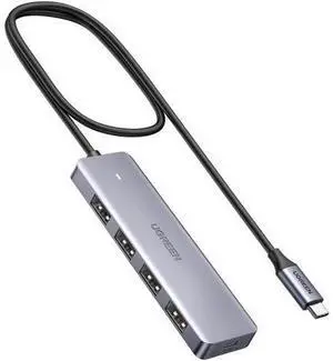 UGREEN USB C Hub - 4 Port USB 3.0 Powered Splitter for Laptops, MacBooks, iPads, Chromebooks, iPhones, Galaxy S23 & More, 2FT UGREEN USB C Hub - 4 Port USB 3.0 Powered Splitter for Laptops, MacBooks, iPads, Chromebooks, iPhones, Galaxy S23 & More, 2FT