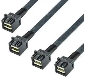 Vszerda SFF-8643 to SFF-8643 12G Internal Mini SAS HD Cable, with Sideband, for NVMe Backplane/RAID Card, Hot-Swap & SATA Compatibility, 100-Ohm, 0.5-m(1.6ft), 2 Pack Vszerda SFF-8643 to SFF-8643 12G Internal Mini SAS HD Cable, with Sideband, for NVMe Backplane/RAID Card, Hot-Swap & SATA Compatibility, 100-Ohm, 0.5-m(1.6ft), 2 Pack