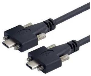 Vszerda 3.0m USB 3.1 Type-C Dual M2 Screws Locking to Locking USB-C 10Gbps Data Cable Panel Mount Type (300cm) Vszerda 3.0m USB 3.1 Type-C Dual M2 Screws Locking to Locking USB-C 10Gbps Data Cable Panel Mount Type (300cm)