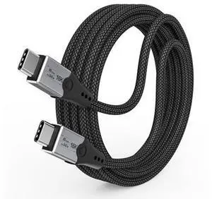 Vszerda 6.6ft USB-C to USB-C Monitor Cable - 80Gbps Data Transfer, Dual 8K HD Display, 240W Charging, Compatible with Thunderbolt 5/4/3 Vszerda 6.6ft USB-C to USB-C Monitor Cable - 80Gbps Data Transfer, Dual 8K HD Display, 240W Charging, Compatible with Thunderbolt 5/4/3