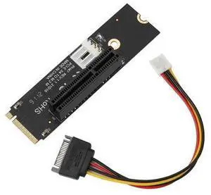 Vszerda NGFF M.2 M-Key to PCIe X4 Expansion Card Adapter,M.2 B Key 2260 2280 SSD to PCIE 1X 4X 8X 16X Riser Card Vszerda NGFF M.2 M-Key to PCIe X4 Expansion Card Adapter,M.2 B Key 2260 2280 SSD to PCIE 1X 4X 8X 16X Riser Card