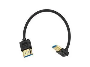 Vszerda Short HDMI Cable, 8K HDMI Cable 1ft, Ultra Thin Down Angle 90 Degree, Soft & Flexible, Slim & Silicone, 48Gbps & 8K@60Hz Compatible for PS5,Monitor,PC and More Vszerda Short HDMI Cable, 8K HDMI Cable 1ft, Ultra Thin Down Angle 90 Degree, Soft & Flexible, Slim & Silicone, 48Gbps & 8K@60Hz Compatible for PS5,Monitor,PC and More