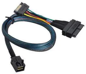 Vszerda U.2 U2 SFF-8639 SSD to Host SFF-8643 4i NVME PCIe Cable for Mainboard SSD 750 p3600 p3700 M.2 Vszerda U.2 U2 SFF-8639 SSD to Host SFF-8643 4i NVME PCIe Cable for Mainboard SSD 750 p3600 p3700 M.2