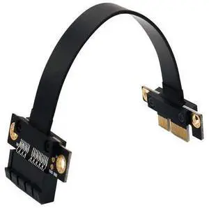 Vszerda PCI-e Express 1X Riser Extender Extension Card with 20CM High Speed Flex Cable Vszerda PCI-e Express 1X Riser Extender Extension Card with 20CM High Speed Flex Cable