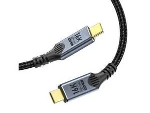Vszerda USB c to USB c 3.3FT/1M Compatible with Thunderbolt 5 Cable high Speed 80Gbps Data Transfer,16K/8K/4K Video,Braided Type c to Type c Charger Cord,240W PD Fast Charging for Thunderbolt 4/3 Vszerda USB c to USB c 3.3FT/1M Compatible with Thunderbolt 5 Cable high Speed 80Gbps Data Transfer,16K/8K/4K Video,Braided Type c to Type c Charger Cord,240W PD Fast Charging for Thunderbolt 4/3