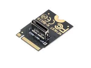 Vszerda PCI-E4.0 67 Pin M.2 2230 M-Key Male to Oculink SFF-8612 SFF-8611 Female Vertical Host Adapter for NVME U.2 SSD eGPU Vszerda PCI-E4.0 67 Pin M.2 2230 M-Key Male to Oculink SFF-8612 SFF-8611 Female Vertical Host Adapter for NVME U.2 SSD eGPU