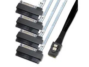 Vszerda Maximum Performance Cable Mini SAS 36P SFF-8087 to SFF-8482 HDD SATA Power Cord (2 Cables, 1 M / 3.2 Feet) Vszerda Maximum Performance Cable Mini SAS 36P SFF-8087 to SFF-8482 HDD SATA Power Cord (2 Cables, 1 M / 3.2 Feet)