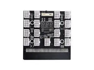 Vszerda 1200W Server PSU Power Supply Breakout Board Adapter with 17 Ports ATX 6 Pin for DPS-800GB 1200FB 1200QB Vszerda 1200W Server PSU Power Supply Breakout Board Adapter with 17 Ports ATX 6 Pin for DPS-800GB 1200FB 1200QB