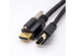 Vszerda HDMI Adapter Cables Male to Female Straight with Screws 1M Vszerda HDMI Adapter Cables Male to Female Straight with Screws 1M