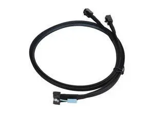 Vszerda 31.5in 8i to 2 SFF 8643 Cable, PCIe 5.0 32GTs for MCIO X8 to Mini SAS HD SFF 8643 Cord for Server Data Center Vszerda 31.5in 8i to 2 SFF 8643 Cable, PCIe 5.0 32GTs for MCIO X8 to Mini SAS HD SFF 8643 Cord for Server Data Center