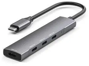 Vszerda USB C Hub 3.0, All 5Gbps 4-Port USB-C to C Multiport Adapter Portable Hub, Type-C Splitter Extender for MacBook Pro/Air, iPhone 15 Pro Max/16, XPS, Google ChromeBook, Laptop, etc Vszerda USB C Hub 3.0, All 5Gbps 4-Port USB-C to C Multiport Adapter Portable Hub, Type-C Splitter Extender for MacBook Pro/Air, iPhone 15 Pro Max/16, XPS, Google ChromeBook, Laptop, etc
