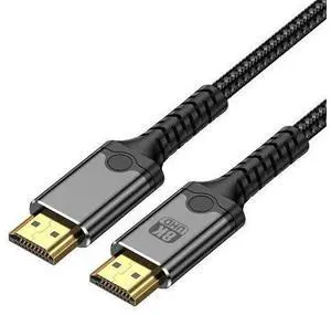 Vszerda HD 2.1 Cable 8K@60Hz, 10FTCertified Ultra High Speed 48Gbps HD Cable Braided Cord-4K@120Hz 8K@60Hz, DTS:X, HDCP 2.2 & 2.3, HDR 10 Compatible with Roku TV/PS5/HDTV/Blu-ray Vszerda HD 2.1 Cable 8K@60Hz, 10FTCertified Ultra High Speed 48Gbps HD Cable Braided Cord-4K@120Hz 8K@60Hz, DTS:X, HDCP 2.2 & 2.3, HDR 10 Compatible with Roku TV/PS5/HDTV/Blu-ray