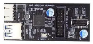 Vszerda Dual Ports USB 3.0 19/20Pin & Type-E Female Header Splitter to Single 19/20Pin Motherboard Connector PCBA Adapter HUB 5Gbps Vszerda Dual Ports USB 3.0 19/20Pin & Type-E Female Header Splitter to Single 19/20Pin Motherboard Connector PCBA Adapter HUB 5Gbps