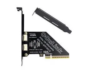 Vszerda PCI-Express 4.0 PCIE 8X Detachable to Dual Oculink SFF-8612 SFF-8611 VROC Raid0 Adapter for U.2 SSD eGPU External Graphics Card Dock Vszerda PCI-Express 4.0 PCIE 8X Detachable to Dual Oculink SFF-8612 SFF-8611 VROC Raid0 Adapter for U.2 SSD eGPU External Graphics Card Dock