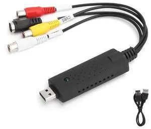 Vszerda USB 2.0 Capture Card AV/ Composite and SVideo Audio Video Capture Card Adapter Video Collection Card for XP/Vista/7/8/10/Linux Operating System Vszerda USB 2.0 Capture Card AV/ Composite and SVideo Audio Video Capture Card Adapter Video Collection Card for XP/Vista/7/8/10/Linux Operating System