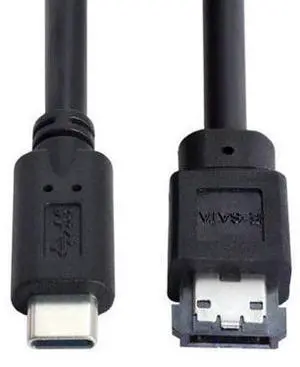 Vszerda USB-C Type-C to Power Over eSATA DC5V Adapter USB3.0 to HDD/SSD/ODD eSATAp Converter 3.3FT/1M Vszerda USB-C Type-C to Power Over eSATA DC5V Adapter USB3.0 to HDD/SSD/ODD eSATAp Converter 3.3FT/1M