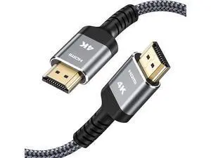 Vszerda HDMI Cable 10 FT 4K@60Hz HDR Braided HDMI 2.0 Cord, High Speed with Ethernet/ARC, Ultra HD, 2K, 1080P, 3D, HDCP 2.2, Compatible for PS-5/4/ 3/ HDTV/Monitor/Projector/Streaming Media Vszerda HDMI Cable 10 FT 4K@60Hz HDR Braided HDMI 2.0 Cord, High Speed with Ethernet/ARC, Ultra HD, 2K, 1080P, 3D, HDCP 2.2, Compatible for PS-5/4/ 3/ HDTV/Monitor/Projector/Streaming Media