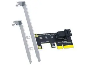 Vszerda SF01 SFF-8643(Mini-SAS HD) to PCIE 4.0 X4 Adapter Card, Regular and Low-profible Bracket Vszerda SF01 SFF-8643(Mini-SAS HD) to PCIE 4.0 X4 Adapter Card, Regular and Low-profible Bracket