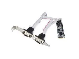 Vszerda 2 Port RS-232 DB9 Serial M.2 B+M Key Controller Card SI-ADA15069 Vszerda 2 Port RS-232 DB9 Serial M.2 B+M Key Controller Card SI-ADA15069