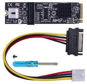 Vszerda 5Gbps Type-E USB 3.1 Front Panel Socket & USB 2.0 to NVME NGFF M-Key Express Card Adapter for Motherboard Vszerda 5Gbps Type-E USB 3.1 Front Panel Socket & USB 2.0 to NVME NGFF M-Key Express Card Adapter for Motherboard