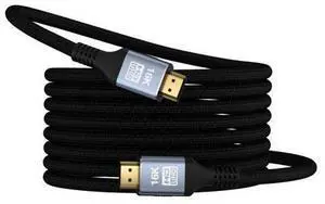 Vszerda 16K 8K HDMI 2.2 Cable 96Gbps 10FT, Ultra High Speed HDMI Gaming Cord Support 4K@480Hz 8K@240Hz, HDCP 2.2&2.3, Dynamic HDR, eARC,DTS:X, Compatible with PC/Monitor TV/HDTV/PS5/Blu-ray Vszerda 16K 8K HDMI 2.2 Cable 96Gbps 10FT, Ultra High Speed HDMI Gaming Cord Support 4K@480Hz 8K@240Hz, HDCP 2.2&2.3, Dynamic HDR, eARC,DTS:X, Compatible with PC/Monitor TV/HDTV/PS5/Blu-ray