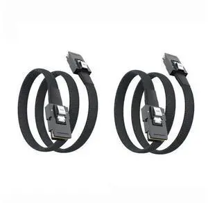 Vszerda Internal Mini SAS HD Cable SFF-8087 to SFF-8087, Mini SAS Cables, Compatible with Server, Raid Card & PCI Express Controller, 0.5-m(1.64ft), 2 Pack Vszerda Internal Mini SAS HD Cable SFF-8087 to SFF-8087, Mini SAS Cables, Compatible with Server, Raid Card & PCI Express Controller, 0.5-m(1.64ft), 2 Pack