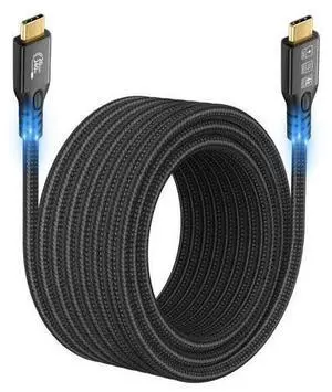 Vszerda USB C Cable 3.2 Gen 2X2 20Gbps, Type C 4K@60Hz UHD Video 5A/240W PD3.1 Fast Charge Cord with E-Marker Compatible with Thunderbolt 3/4 MacBook Pro Samsung Galaxy Pixel Monitor etc 3M Vszerda USB C Cable 3.2 Gen 2X2 20Gbps, Type C 4K@60Hz UHD Video 5A/240W PD3.1 Fast Charge Cord with E-Marker Compatible with Thunderbolt 3/4 MacBook Pro Samsung Galaxy Pixel Monitor etc 3M