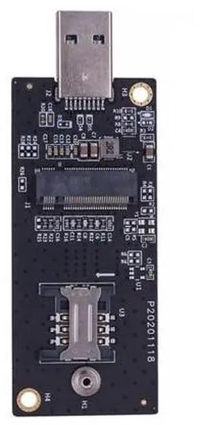 Vszerda M.2 Key-B NGFF WWAN to USB 3.0 Riser Card Adapter w SIM Slot for 3G/4G/5G LTE Wireless Module Modem Card Vszerda M.2 Key-B NGFF WWAN to USB 3.0 Riser Card Adapter w SIM Slot for 3G/4G/5G LTE Wireless Module Modem Card