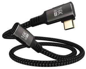 Vszerda Right Angle usbc Extension Cable 3.3FT Compatible with Thunderbolt 5/4/3 Extender 80Gbps Data Transfer,USB c Male to Female Extension 90 Degree Cable,8K/16K Display/PD3.1 240W Fast Charging. Vszerda Right Angle usbc Extension Cable 3.3FT Compatible with Thunderbolt 5/4/3 Extender 80Gbps Data Transfer,USB c Male to Female Extension 90 Degree Cable,8K/16K Display/PD3.1 240W Fast Charging.