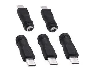 Vszerda DC 5.5mm x 2.1 mm to USB C Power Adapter Connector 5V DC 5521 Female to USB Type C Male Converter Connector Barrel Jack Plug for Laptop Small Fan Smartphone LED Desk Lamp -5pcs Vszerda DC 5.5mm x 2.1 mm to USB C Power Adapter Connector 5V DC 5521 Female to USB Type C Male Converter Connector Barrel Jack Plug for Laptop Small Fan Smartphone LED Desk Lamp -5pcs