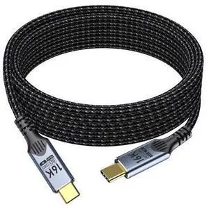 Vszerda long usb c to usb c 6FT/2M Compatible With Thunderbolt 5 Cable high Speed 80GbpsData Transfer,16K/8K/4K Video, Braided type c to type c Charger Cord, 240W PD Fast Charging for thunderbolt 4/3 Vszerda long usb c to usb c 6FT/2M Compatible With Thunderbolt 5 Cable high Speed 80GbpsData Transfer,16K/8K/4K Video, Braided type c to type c Charger Cord, 240W PD Fast Charging for thunderbolt 4/3