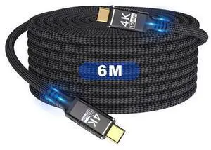 Vszerda Long Usbc to Usbc 20FT Cable Compatible With Thunderbolt 3,Usb C 3.1 Gen 1 Cable 10Gbps Data Transfer,4K@60Hz/2K@120Hz Video Output Monitor Cord,Type-C Nylon Braided PD3.0 100W Fast Charging. Vszerda Long Usbc to Usbc 20FT Cable Compatible With Thunderbolt 3,Usb C 3.1 Gen 1 Cable 10Gbps Data Transfer,4K@60Hz/2K@120Hz Video Output Monitor Cord,Type-C Nylon Braided PD3.0 100W Fast Charging.