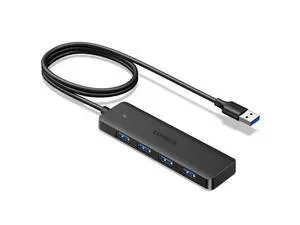 UGREEN USB 3.0 Hub, 4 Ports USB A Splitter Ultra-Slim USB Expander for Mouse, Keyboard, Flash Drive, U Disk, Printer Compatible with Laptop, Desktop PC, Xbox, PS5, and More, 3.3ft UGREEN USB 3.0 Hub, 4 Ports USB A Splitter Ultra-Slim USB Expander for Mouse, Keyboard, Flash Drive, U Disk, Printer Compatible with Laptop, Desktop PC, Xbox, PS5, and More, 3.3ft