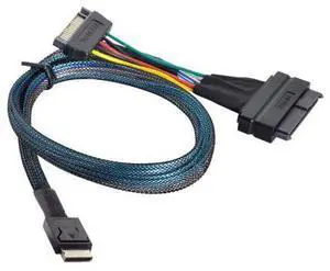 Vszerda SFF-8611 Oculink Host to U.2 U.3 SFF-8639 NVME PCIe PCI-Express SSD Cable for Mainboard SSD Vszerda SFF-8611 Oculink Host to U.2 U.3 SFF-8639 NVME PCIe PCI-Express SSD Cable for Mainboard SSD