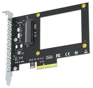Vszerda PU11 U.2 to PCIe 4.0 X4 Adapter for 2.5 Inch U.2 SSD, PCIe 4.0 X4 Full Speed Vszerda PU11 U.2 to PCIe 4.0 X4 Adapter for 2.5 Inch U.2 SSD, PCIe 4.0 X4 Full Speed