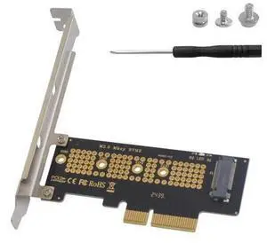 Vszerda M.2 NVME to PCIe 4.0 x4 Adapter, NVME/AHCI SSD to PCIe Expansion Card, PCI-Express 4.0 x4 nvme Adapter Support 2230/2242/2260/2280 SSD for PCI-E X4 X8 X16 Slots Vszerda M.2 NVME to PCIe 4.0 x4 Adapter, NVME/AHCI SSD to PCIe Expansion Card, PCI-Express 4.0 x4 nvme Adapter Support 2230/2242/2260/2280 SSD for PCI-E X4 X8 X16 Slots