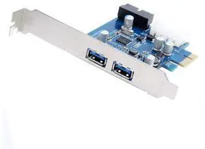Vszerda USB 3.0 PCI-E Controller Card 2 External Port w/Internal 19 Pin Connection Vszerda USB 3.0 PCI-E Controller Card 2 External Port w/Internal 19 Pin Connection