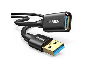 UGREEN USB Extender, USB 3.0 Male to Female Extension Cable USB Cable High Speed Data Transfer Compatible with Webcam, Gamepad, USB Keyboard, Mouse, Flash Drive, Hard Disk 10FT UGREEN USB Extender, USB 3.0 Male to Female Extension Cable USB Cable High Speed Data Transfer Compatible with Webcam, Gamepad, USB Keyboard, Mouse, Flash Drive, Hard Disk 10FT