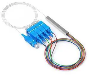 Vszerda Fiber Optical Splitter, SC UPC 1X8 PLC Singlemode Fiber Optical Splitter, Telecom-Grade 0.9mm G657A1 Singlemode Fibe Pigtail 1260/1650nm. 1M/3.3FT. Vszerda Fiber Optical Splitter, SC UPC 1X8 PLC Singlemode Fiber Optical Splitter, Telecom-Grade 0.9mm G657A1 Singlemode Fibe Pigtail 1260/1650nm. 1M/3.3FT.