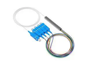 Vszerda Fiber Optical Splitter, SC UPC 1X4 PLC Singlemode Fiber Optical Splitter, Telecom-Grade 0.9mm G657A1 Singlemode Fibe Pigtail 1260/1650nm. 1M/3.3FT. Vszerda Fiber Optical Splitter, SC UPC 1X4 PLC Singlemode Fiber Optical Splitter, Telecom-Grade 0.9mm G657A1 Singlemode Fibe Pigtail 1260/1650nm. 1M/3.3FT.