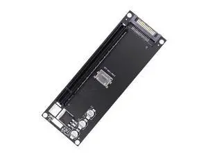 Vszerda SFF-8612 SFF-8611 Oculink to PCIE PCI-Express 16x 4X Adapter with SATA Power Port for Mainboard Graphics Card Vszerda SFF-8612 SFF-8611 Oculink to PCIE PCI-Express 16x 4X Adapter with SATA Power Port for Mainboard Graphics Card