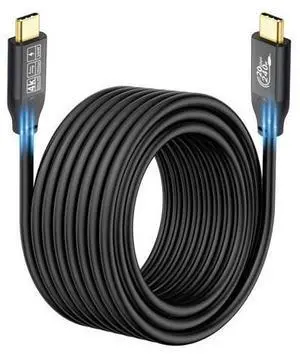 Vszerda USB C 3.2 Gen 2 Cable, 16.5FT 20Gbps Type C 4K@60Hz UHD Video 5A/240W PD3.1 Fast Charge Compatible with Thunderbolt 3/4 for Phone 15Pro MacBook Monitor 5M Vszerda USB C 3.2 Gen 2 Cable, 16.5FT 20Gbps Type C 4K@60Hz UHD Video 5A/240W PD3.1 Fast Charge Compatible with Thunderbolt 3/4 for Phone 15Pro MacBook Monitor 5M