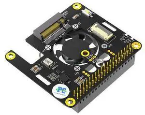 Vszerda M.2 NVMe to PCIe 3 in 1 Combo Adapter Card with Cooler Fan and Automatic Discoloration LED for Raspberry Pi 5 (Only Support 2230,2242 SSD) Vszerda M.2 NVMe to PCIe 3 in 1 Combo Adapter Card with Cooler Fan and Automatic Discoloration LED for Raspberry Pi 5 (Only Support 2230,2242 SSD)