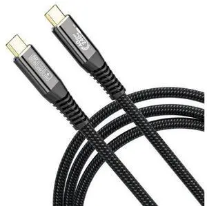 Vszerda 240W for USB 4 Long Cable 6.6 ft, Support 8K@60Hz, 4K@144Hz 40Gbps/240W PD Charging Compatible with Thunderbolt 4/3 iPhone 15 Pro/15 Pro Max, MacBook Pro, Docking, eGPU, SSD, Surface Pro Vszerda 240W for USB 4 Long Cable 6.6 ft, Support 8K@60Hz, 4K@144Hz 40Gbps/240W PD Charging Compatible with Thunderbolt 4/3 iPhone 15 Pro/15 Pro Max, MacBook Pro, Docking, eGPU, SSD, Surface Pro