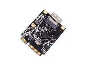 Vszerda Mini PCI-E PCI Express to Slimline SFF-8654 SATA 3.0 Four Ports Adapter Expansion Converter 6Gbps Disk Extension Card for SSD Vszerda Mini PCI-E PCI Express to Slimline SFF-8654 SATA 3.0 Four Ports Adapter Expansion Converter 6Gbps Disk Extension Card for SSD