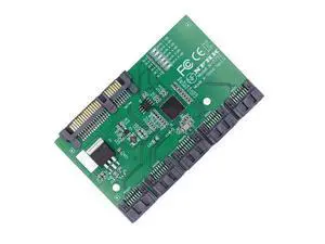 Vszerda SATA HUB Ports 3.0 6Gbps 1 to 5 Splitter Adapter Converter PM Multiplier Port Selector JMB575 Vszerda SATA HUB Ports 3.0 6Gbps 1 to 5 Splitter Adapter Converter PM Multiplier Port Selector JMB575