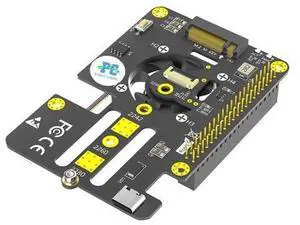 Vszerda M.2 NVMe to PCIe 3 in 1 Combo Adapter Card with Cooler Fan and Automatic Discoloration LED for Raspberry Pi 5 (Support 2230,2242,2280 SSD) Vszerda M.2 NVMe to PCIe 3 in 1 Combo Adapter Card with Cooler Fan and Automatic Discoloration LED for Raspberry Pi 5 (Support 2230,2242,2280 SSD)