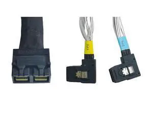Vszerda Mini SAS Cable, SFF-8643x2 to SFF-8087x2 Straight to Right Angle High-Speed Data Transfer for SAS/RAID Controllers, Backplanes, and Servers, 74CM/65CMFT Vszerda Mini SAS Cable, SFF-8643x2 to SFF-8087x2 Straight to Right Angle High-Speed Data Transfer for SAS/RAID Controllers, Backplanes, and Servers, 74CM/65CMFT